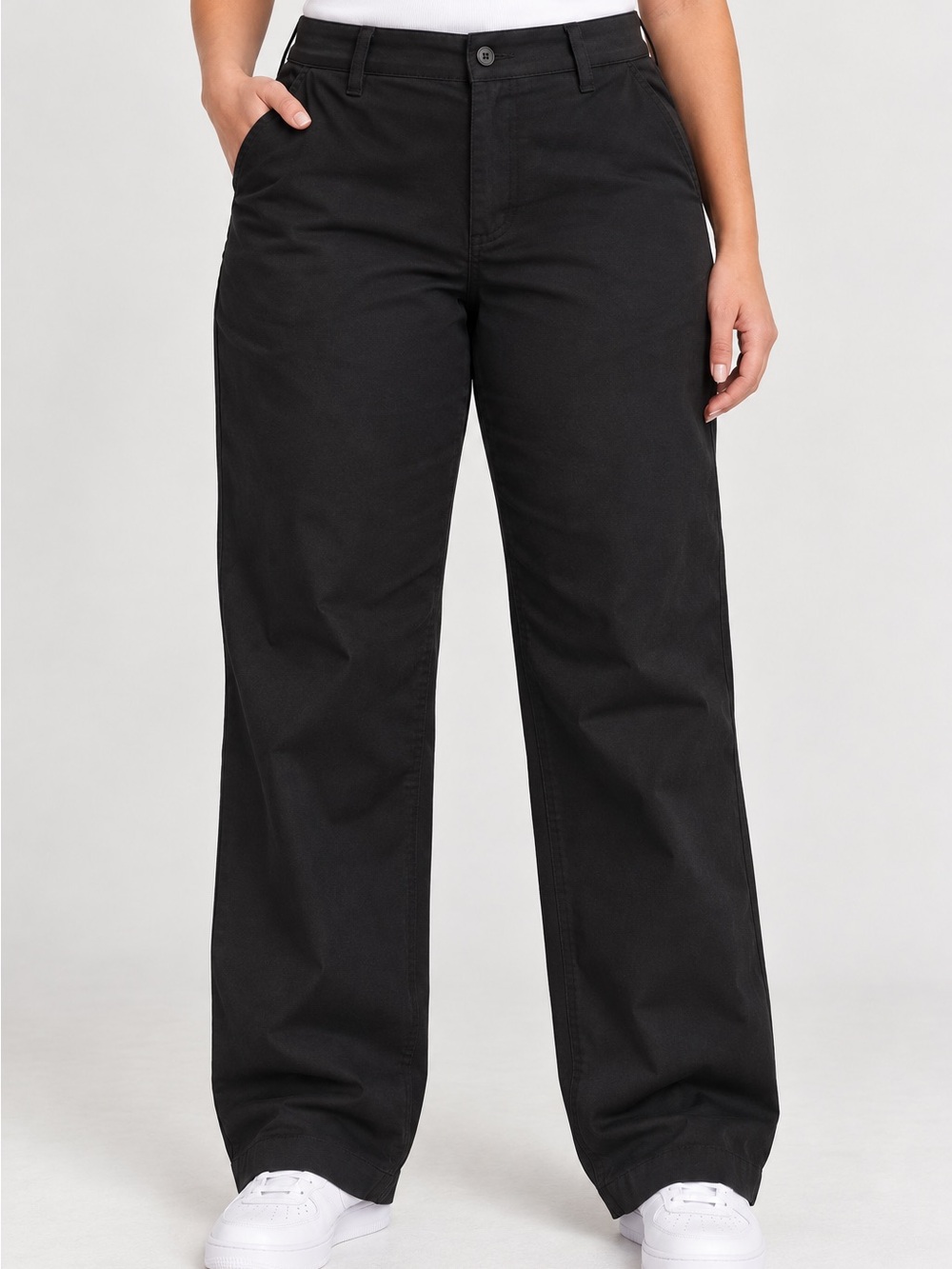 Dickies Juniors’ Classic Fit Straight Leg Pants – Black